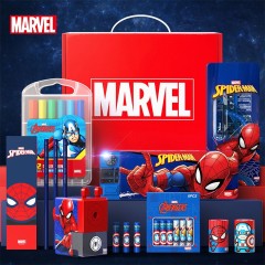 迪士尼(Disney)文具套装 漫威文具绘画礼盒39件套 小...